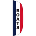 "BOATS" 3' x 10' Stationary Message Flutter Flag